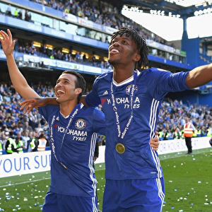 Chelsea Football Club: Pedro and Batshuayi Rejoice in Premier League Triumph at Stamford Bridge
