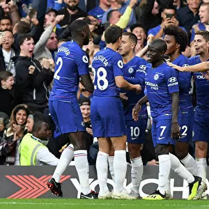 Chelsea's Eden Hazard Scores Opening Goal Against Liverpool in Premier League Showdown