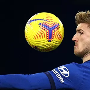 Chelsea's Timo Werner in Action against West Ham United - Premier League, London