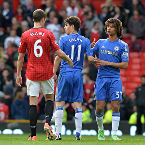 League Matches 2012-2013 Season Photographic Print Collection: Manchester United v Chelsea 5th May 2013
