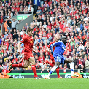 League Matches 2013-2014 Season Poster Print Collection: Liverpool v Chelsea 27th April 2014
