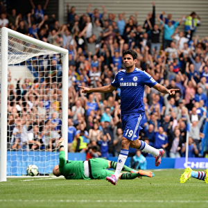 Diego Costa's Thrilling Stamford Bridge Debut Goal: Chelsea vs. Aston Villa (September 27, 2014)