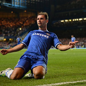 Ivanovic Scores Chelsea's Second Goal: Aston Villa vs. Chelsea, Barclays Premier League (August 21, 2013)