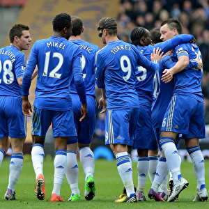 John Terry's Goal Celebration: Chelsea's First Goal Against Southampton in the Premier League (March 30, 2013)