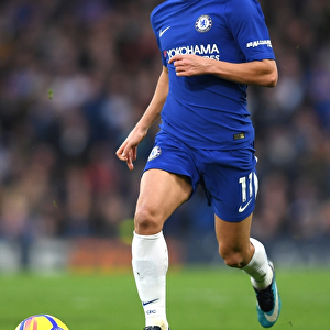 Pedro in Action: Chelsea vs Stoke City, Premier League