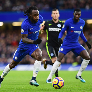 Victor Moses in Action: Chelsea vs Brighton, Premier League, Stamford Bridge