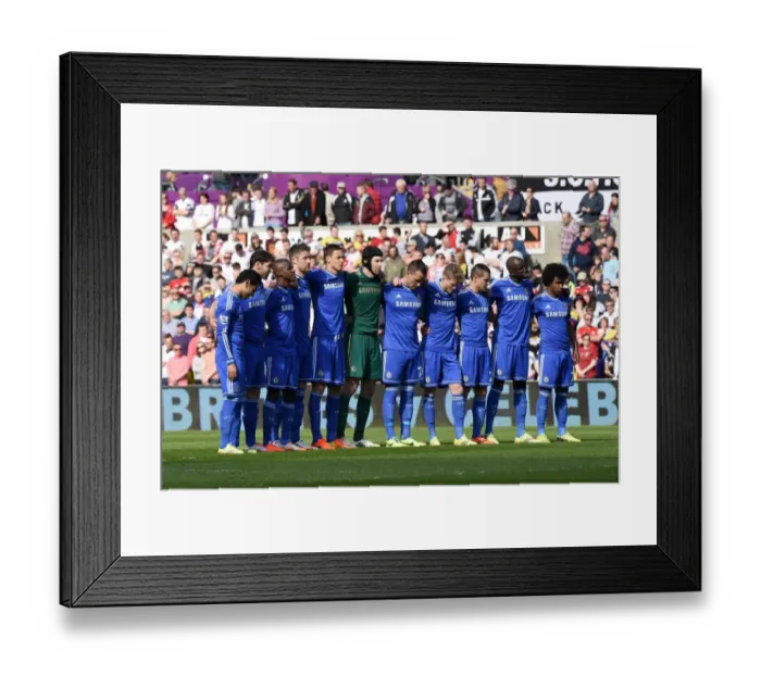 Framed Print : Soccer - Barclays Premier League - Swansea City v Chelsea - Liberty Stadium