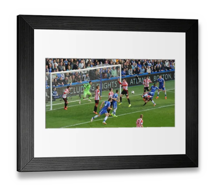 Framed Print : Samuel Eto'o Scores Opening Goal: Chelsea vs. Sunderland (April 19, 2014, Stamford Bridge) Framed Print : Samuel Eto'o Scores Opening Goal: Chelsea vs. Sunderland (April 19, 2014, Stamford Bridge)