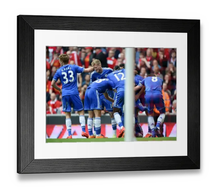 Framed Print : Soccer - Barclays Premier League - Liverpool v Chelsea - Anfield Framed Print : Soccer - Barclays Premier League - Liverpool v Chelsea - Anfield