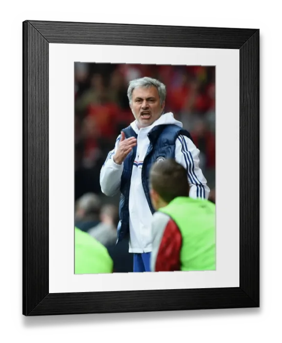 Framed Print : Jose Mourinho's Euphoric Moment: Chelsea's Second Goal Against Liverpool at Anfield (BPL 2013-14) Framed Print : Jose Mourinho's Euphoric Moment: Chelsea's Second Goal Against Liverpool at Anfield (BPL 2013-14)