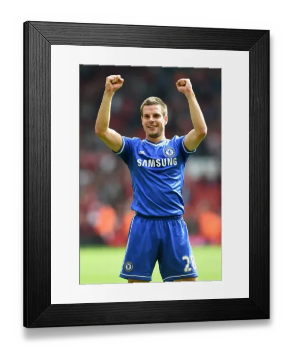 Framed Print : Chelsea's Triumph at Anfield: Cesar Azpilicueta's Victory Celebration (Liverpool vs Chelsea, Barclays Premier League, 27th April 2014) Framed Print : Chelsea's Triumph at Anfield: Cesar Azpilicueta's Victory Celebration (Liverpool vs Chelsea, Barclays Premier League, 27th April 2014)