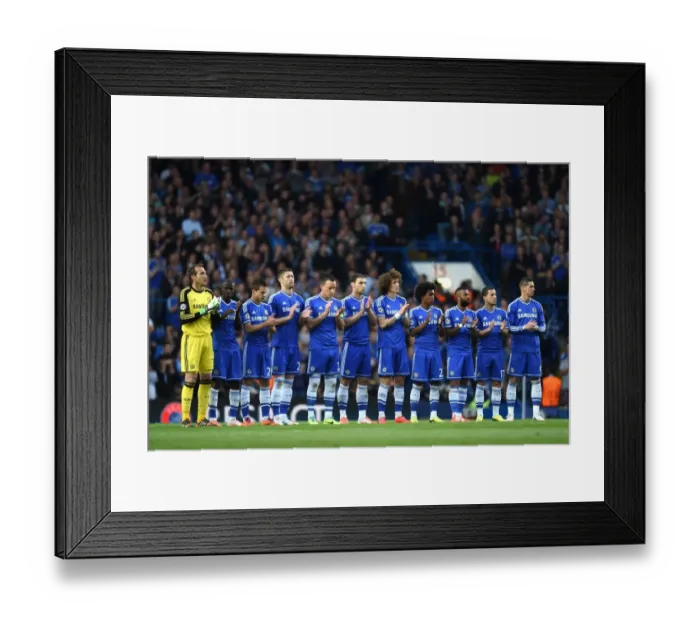 Framed Print : Soccer - UEFA Champions League - Semi Final - Second Leg - Chelsea v Atletico Madrid - Stamford Bridge Framed Print : Soccer - UEFA Champions League - Semi Final - Second Leg - Chelsea v Atletico Madrid - Stamford Bridge