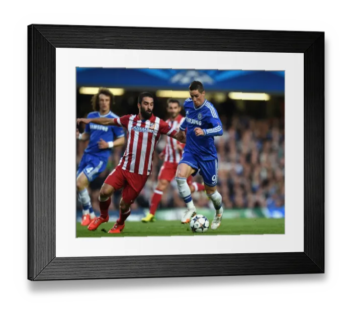 Framed Print : Torres vs Turan: Battle at Stamford Bridge - Chelsea vs Atletico Madrid UCL Semi-Final Showdown (April 30, 2014) Framed Print : Torres vs Turan: Battle at Stamford Bridge - Chelsea vs Atletico Madrid UCL Semi-Final Showdown (April 30, 2014)
