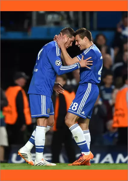 Torres and Azpilicueta: Chelsea's Unforgettable Goal Celebration in the 2014 Champions League Semi-Final vs Atletico Madrid