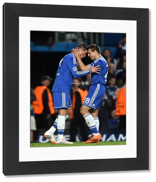 Torres and Azpilicueta: Chelsea's Unforgettable Goal Celebration in the 2014 Champions League Semi-Final vs Atletico Madrid