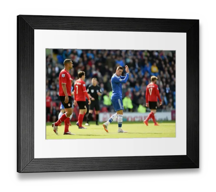 Framed Print : Fernando Torres Double: Chelsea's Thrilling Victory at Cardiff City Stadium (BPL, 11th May 2014) Framed Print : Fernando Torres Double: Chelsea's Thrilling Victory at Cardiff City Stadium (BPL, 11th May 2014)