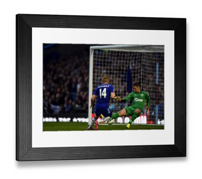 Framed Print : Andre Schurrle Scores Chelsea's Second Goal: Burnley vs. Chelsea (18th August 2014) Framed Print : Andre Schurrle Scores Chelsea's Second Goal: Burnley vs. Chelsea (18th August 2014)