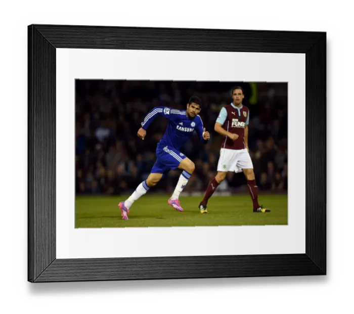Framed Print : Diego Costa's Thrilling Premier League Debut: Burnley vs. Chelsea (Turf Moor, 18th August 2014) Framed Print : Diego Costa's Thrilling Premier League Debut: Burnley vs. Chelsea (Turf Moor, 18th August 2014)