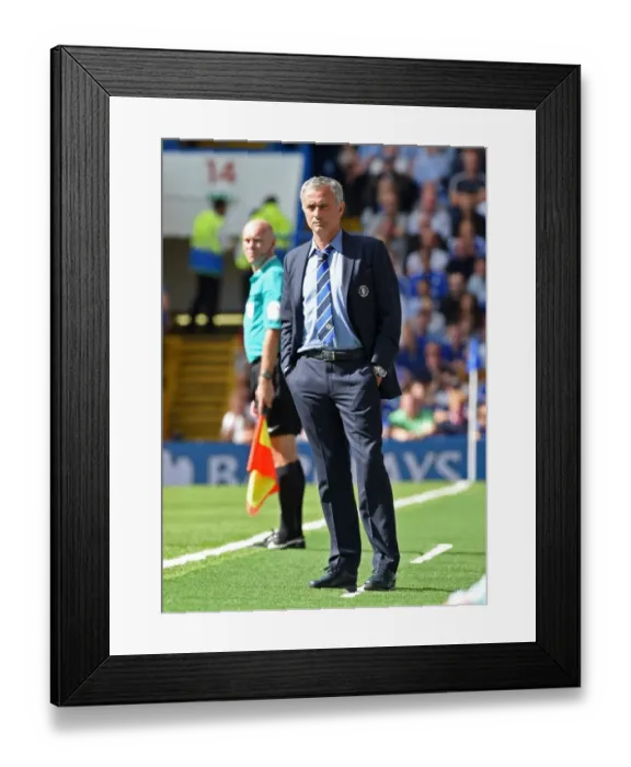 Framed Print : Jose Mourinho's Chelsea Debut: Battle at Stamford Bridge Against Leicester City (August 23, 2014) Framed Print : Jose Mourinho's Chelsea Debut: Battle at Stamford Bridge Against Leicester City (August 23, 2014)