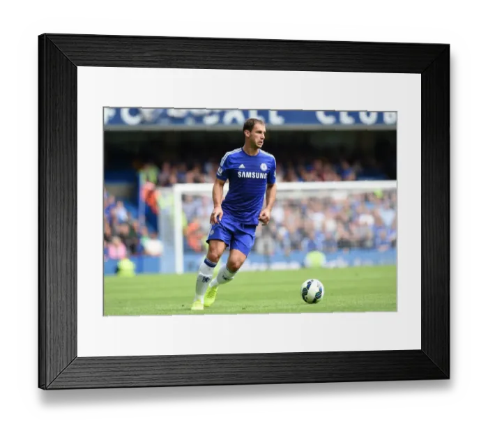 Framed Print : Branislav Ivanovic at Stamford Bridge: Chelsea vs Leicester City - Barclays Premier League 2014 Framed Print : Branislav Ivanovic at Stamford Bridge: Chelsea vs Leicester City - Barclays Premier League 2014