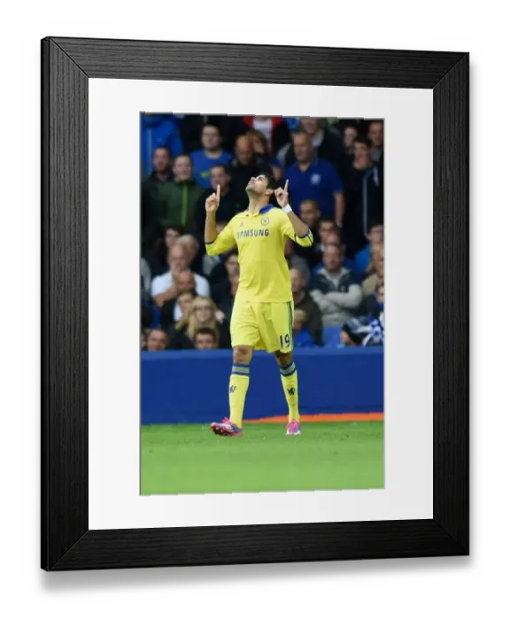 Framed Print : Diego Costa's Debut: Chelsea Kicks Off Season with Thrilling Victory at Everton's Goodison Park (Barclays Premier League, August 30, 2014) Framed Print : Diego Costa's Debut: Chelsea Kicks Off Season with Thrilling Victory at Everton's Goodison Park (Barclays Premier League, August 30, 2014)