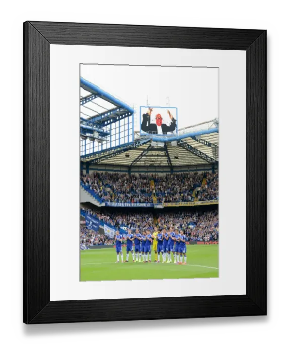 Framed Print : Soccer - Barclays Premier League - Chelsea v Swansea City - Stamford Bridge