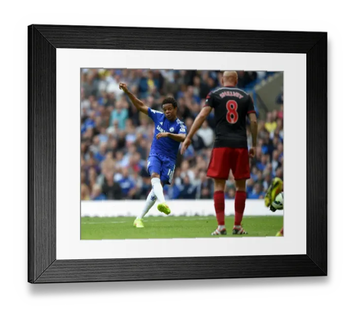 Framed Print : Loic Remy Scores Chelsea's Fourth Goal Against Swansea City (September 13, 2014) Framed Print : Loic Remy Scores Chelsea's Fourth Goal Against Swansea City (September 13, 2014)