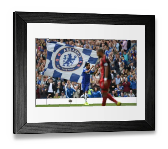 Framed Print : Chelsea's Loic Remy: Four-Goal Blitz Against Swansea City (September 13, 2014)