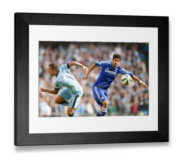 Framed Print : Soccer - Barclays Premier League - Manchester City v Chelsea - Etihad Stadium Framed Print : Soccer - Barclays Premier League - Manchester City v Chelsea - Etihad Stadium