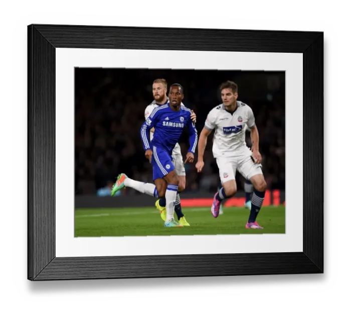 Framed Print : Didier Drogba in Action: Chelsea vs. Bolton Wanderers, Capital One Cup Third Round (September 24, 2014) Framed Print : Didier Drogba in Action: Chelsea vs. Bolton Wanderers, Capital One Cup Third Round (September 24, 2014)