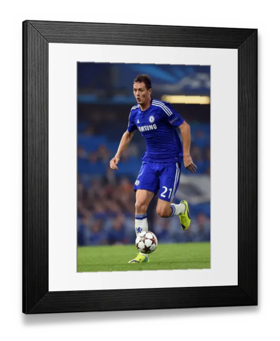 Framed Print : Nemanja Matic in Action: Chelsea vs. Schalke 04, 2014 Champions League Framed Print : Nemanja Matic in Action: Chelsea vs. Schalke 04, 2014 Champions League
