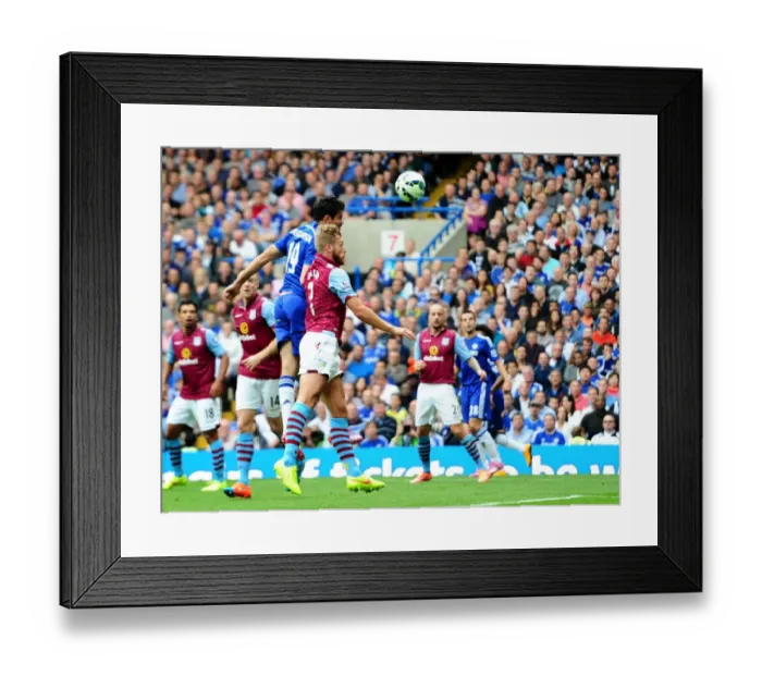 Framed Print : Diego Costa Scores Chelsea's Second Goal vs. Aston Villa (September 27, 2014) Framed Print : Diego Costa Scores Chelsea's Second Goal vs. Aston Villa (September 27, 2014)