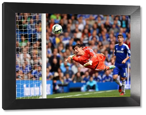 Thibaut Courtois: In Action for Chelsea Against Aston Villa (September 27, 2014, Stamford Bridge)