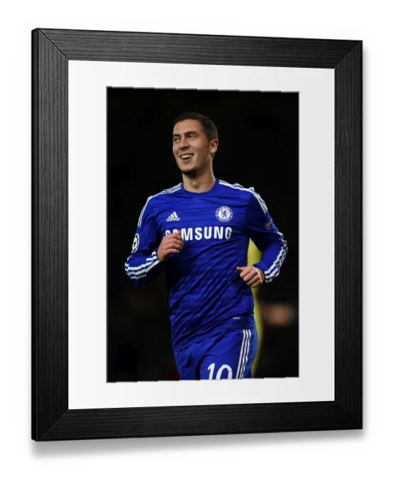 Framed Print : Eden Hazard's Unintended Triumph: Chelsea's Mitja Viler Own Goal Celebration (10.21.2014) Framed Print : Eden Hazard's Unintended Triumph: Chelsea's Mitja Viler Own Goal Celebration (10.21.2014)