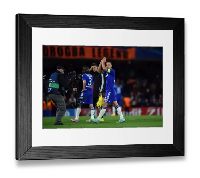 Framed Print : John Terry in Action: Chelsea vs NK Maribor, Champions League Group G, Stamford Bridge (October 21, 2014) Framed Print : John Terry in Action: Chelsea vs NK Maribor, Champions League Group G, Stamford Bridge (October 21, 2014)