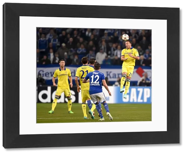 John Terry: Chelsea's Unyielding Defender in UEFA Champions League Clash Against Schalke 04 (November 25, 2015)
