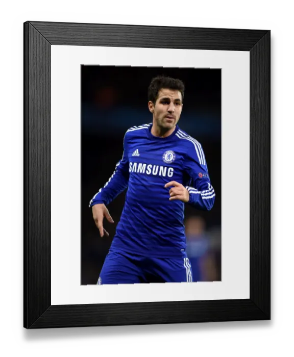 Framed Print : Cesc Fabregas in Action: Chelsea vs. Sporting Lisbon, UEFA Champions League (December 10, 2014) Framed Print : Cesc Fabregas in Action: Chelsea vs. Sporting Lisbon, UEFA Champions League (December 10, 2014)