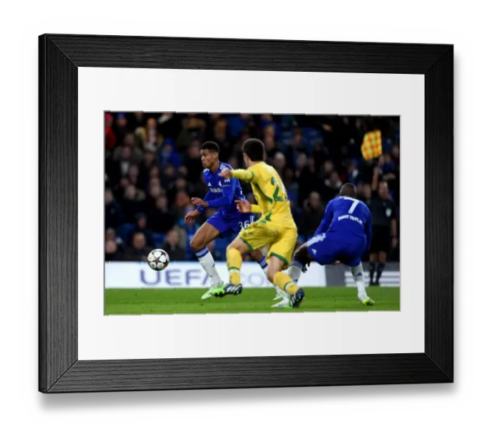 Framed Print : Battle for the Ball: Loftus-Cheek vs. Silva - Chelsea vs. Sporting Lisbon, UEFA Champions League (December 10, 2014) Framed Print : Battle for the Ball: Loftus-Cheek vs. Silva - Chelsea vs. Sporting Lisbon, UEFA Champions League (December 10, 2014)