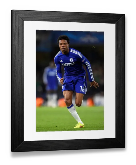 Framed Print : Loic Remy Scores: Chelsea's Victory Over Sporting Lisbon in the Champions League (December 10, 2014)
