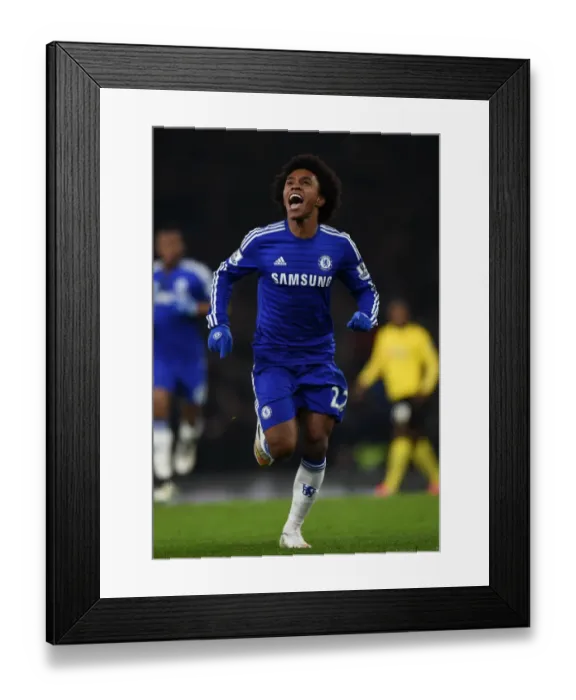Framed Print : Da Silva-Willian Scores First Goal: Chelsea's Thrilling FA Cup Victory Over Watford (January 4, 2015) Framed Print : Da Silva-Willian Scores First Goal: Chelsea's Thrilling FA Cup Victory Over Watford (January 4, 2015)