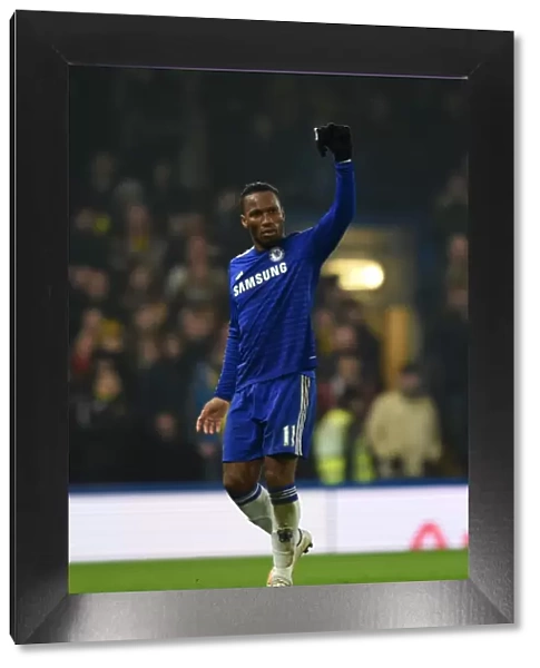 Didier Drogba's Triumphant FA Cup Victory Celebration: Chelsea vs. Watford (4th January 2015)