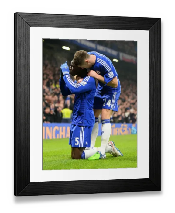 Framed Print : Chelsea's Kurt Zouma: Third Goal Ecstasy vs. Watford (FA Cup, January 4, 2015) Framed Print : Chelsea's Kurt Zouma: Third Goal Ecstasy vs. Watford (FA Cup, January 4, 2015)