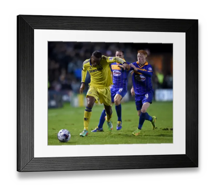 Framed Print : Didier Drogba's Brush-Off: Chelsea's Unyielding Triumph Over Shrewsbury Town in Capital One Cup (October 2014) Framed Print : Didier Drogba's Brush-Off: Chelsea's Unyielding Triumph Over Shrewsbury Town in Capital One Cup (October 2014)