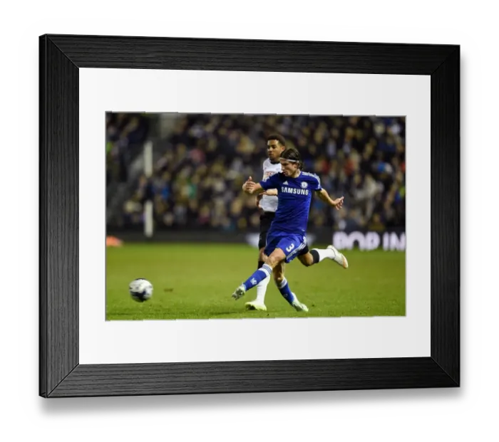 Framed Print : Felipe Luis Scores Chelsea's Second Goal in Capital One Cup Quarterfinal vs. Derby County (December 16, 2014) Framed Print : Felipe Luis Scores Chelsea's Second Goal in Capital One Cup Quarterfinal vs. Derby County (December 16, 2014)