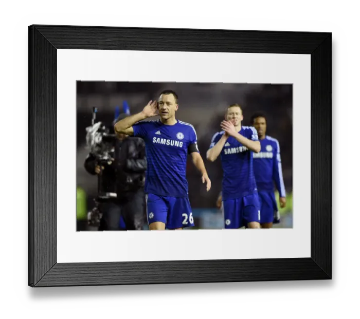 Framed Print : Chelsea's John Terry and Andre Schurrle: Three-Goal Celebration against Derby County in Capital One Cup Quarterfinals (December 16, 2014) Framed Print : Chelsea's John Terry and Andre Schurrle: Three-Goal Celebration against Derby County in Capital One Cup Quarterfinals (December 16, 2014)