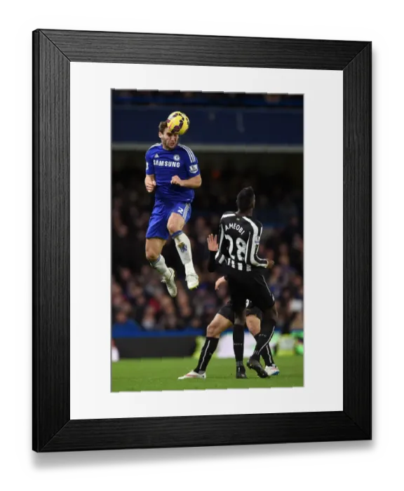 Framed Print : Branislav Ivanovic Wins Aerial Battle: Chelsea's Dominance Against Newcastle United (10th January 2015) Framed Print : Branislav Ivanovic Wins Aerial Battle: Chelsea's Dominance Against Newcastle United (10th January 2015)