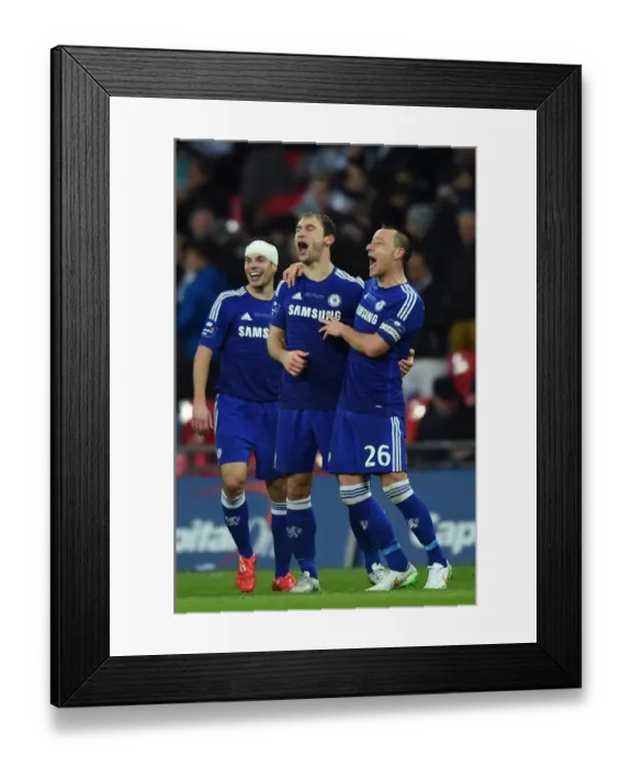 Framed Print : Chelsea's Triumph: John Terry, Ivanovic, and Azpilicueta Celebrate Capital One Cup Victory over Tottenham at Wembley (March 1, 2015) Framed Print : Chelsea's Triumph: John Terry, Ivanovic, and Azpilicueta Celebrate Capital One Cup Victory over Tottenham at Wembley (March 1, 2015)