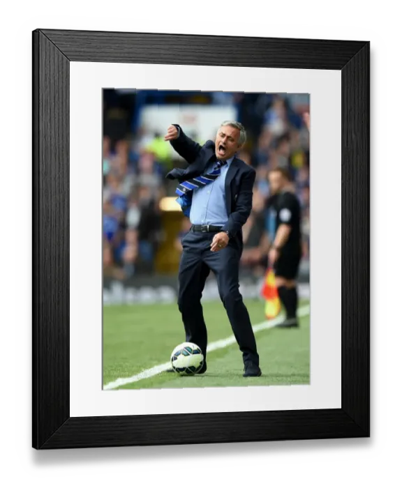 Framed Print : Mourinho's Intense Frustration: Chelsea vs. Crystal Palace (3rd May 2015) Framed Print : Mourinho's Intense Frustration: Chelsea vs. Crystal Palace (3rd May 2015)