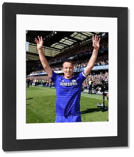 John Terry's Title-Winning Moment: Celebrating Chelsea's Premier League Victory on the Pitch vs Crystal Palace (May 3, 2015) - Stamford Bridge