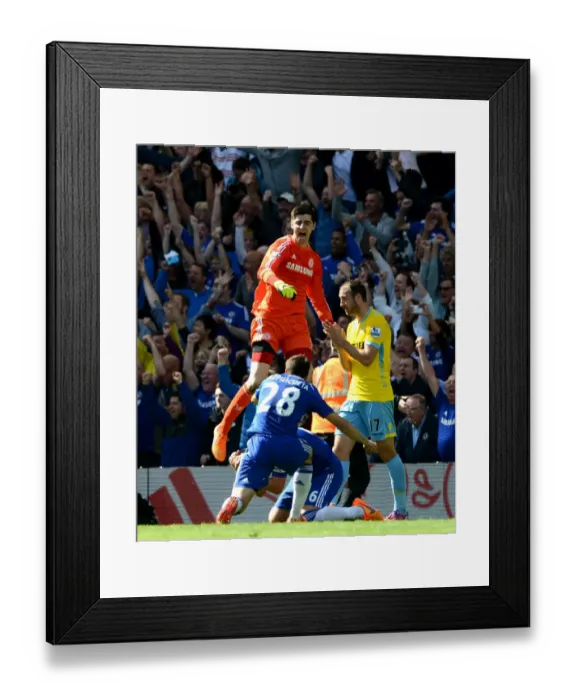 Framed Print : Chelsea Champions: Thibaut Courtois, Cesar Azpilicueta, and John Terry's Triumphant Title Win Moment (3rd May 2015) Framed Print : Chelsea Champions: Thibaut Courtois, Cesar Azpilicueta, and John Terry's Triumphant Title Win Moment (3rd May 2015)